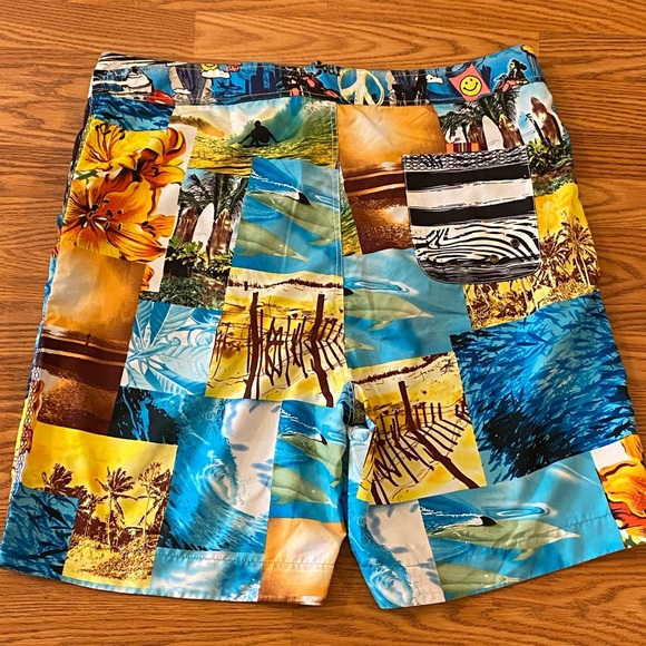 XL - Robert Graham - Board shorts - Swim Trunks Bathing Suit - RARE NWOT XL - Picture 3 of 12